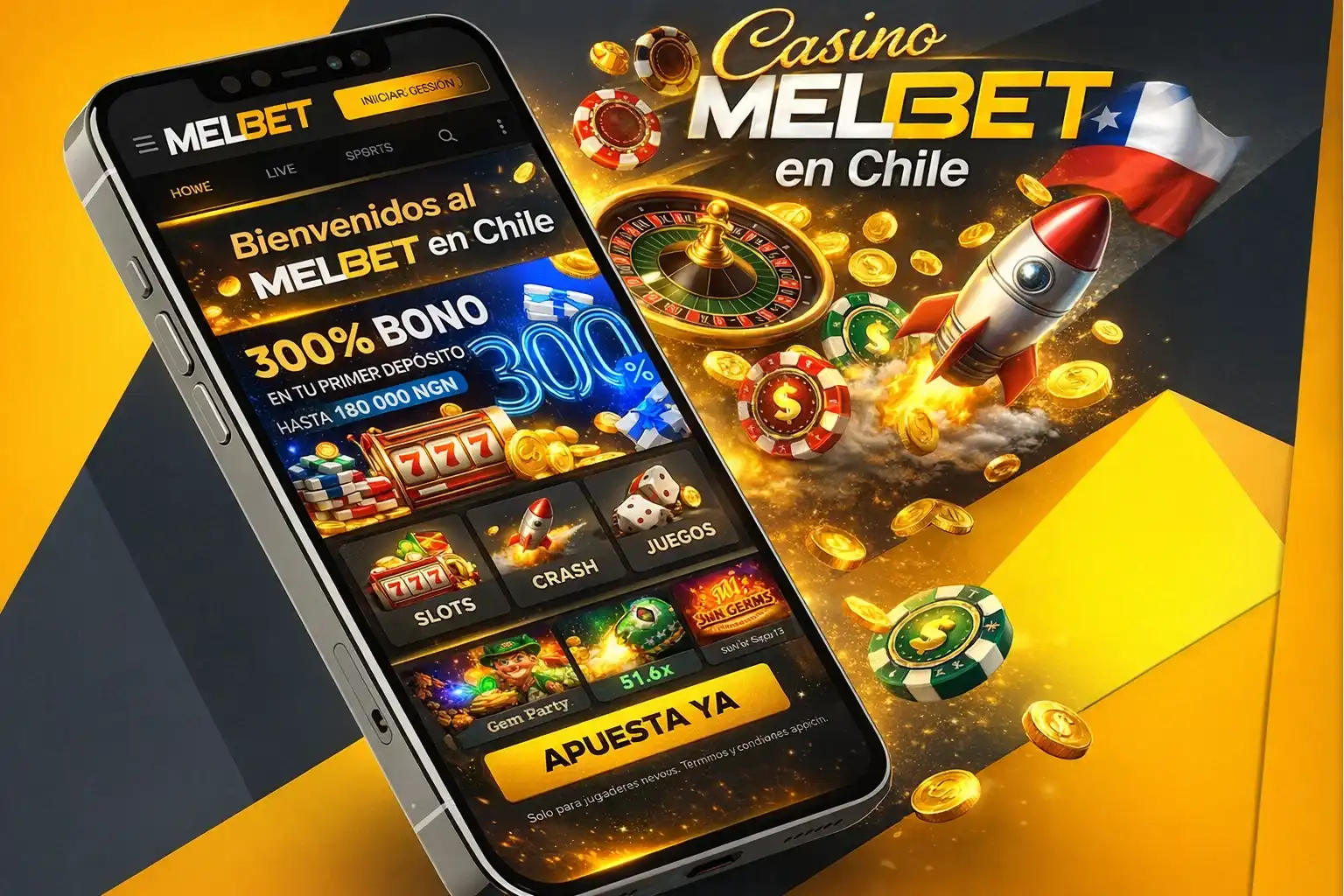 Apuestas deportivas en Melbet Chile