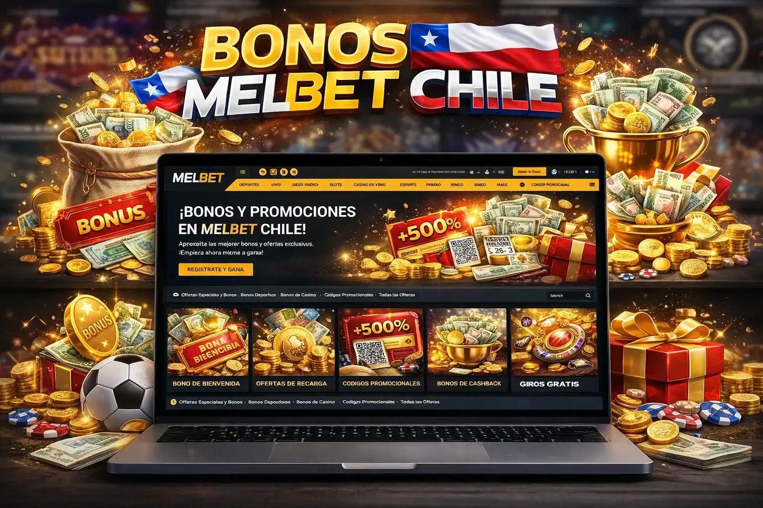 Bonos y códigos promocionales en Melbet para Chile